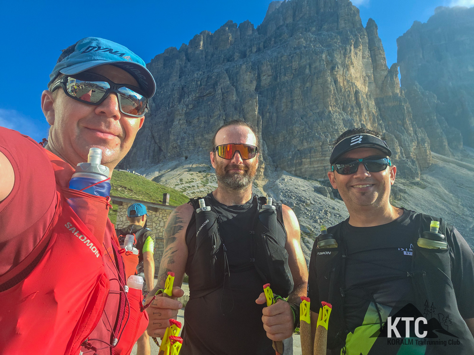 Lavaredo Ultratrail 120k mit drei KTC Finishern