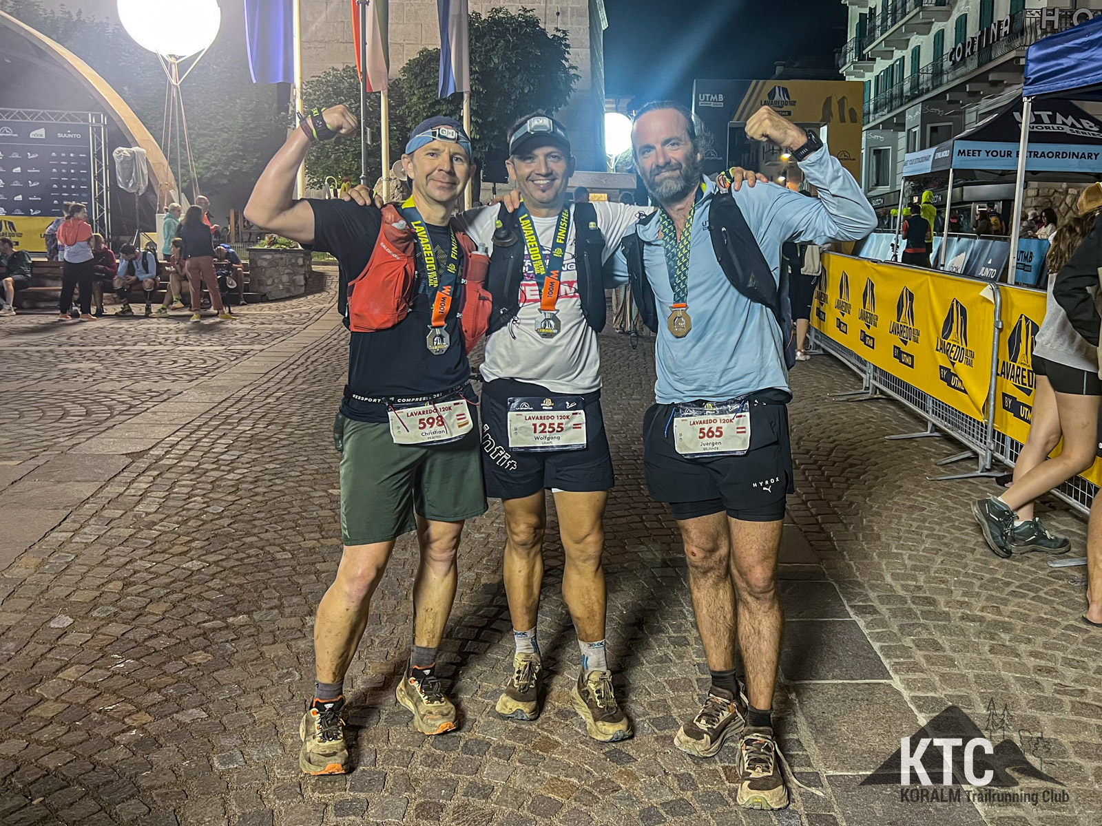 Lavaredo Ultratrail 120k mit drei KTC Finishern